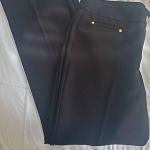 Anne Klein Size 14 Black Dress Pants - Wide leg Flare